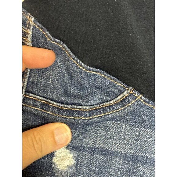 1822 Vintage Denim Maternity Short Size 00/24. New. Distressed Denim - Picture 2 of 4